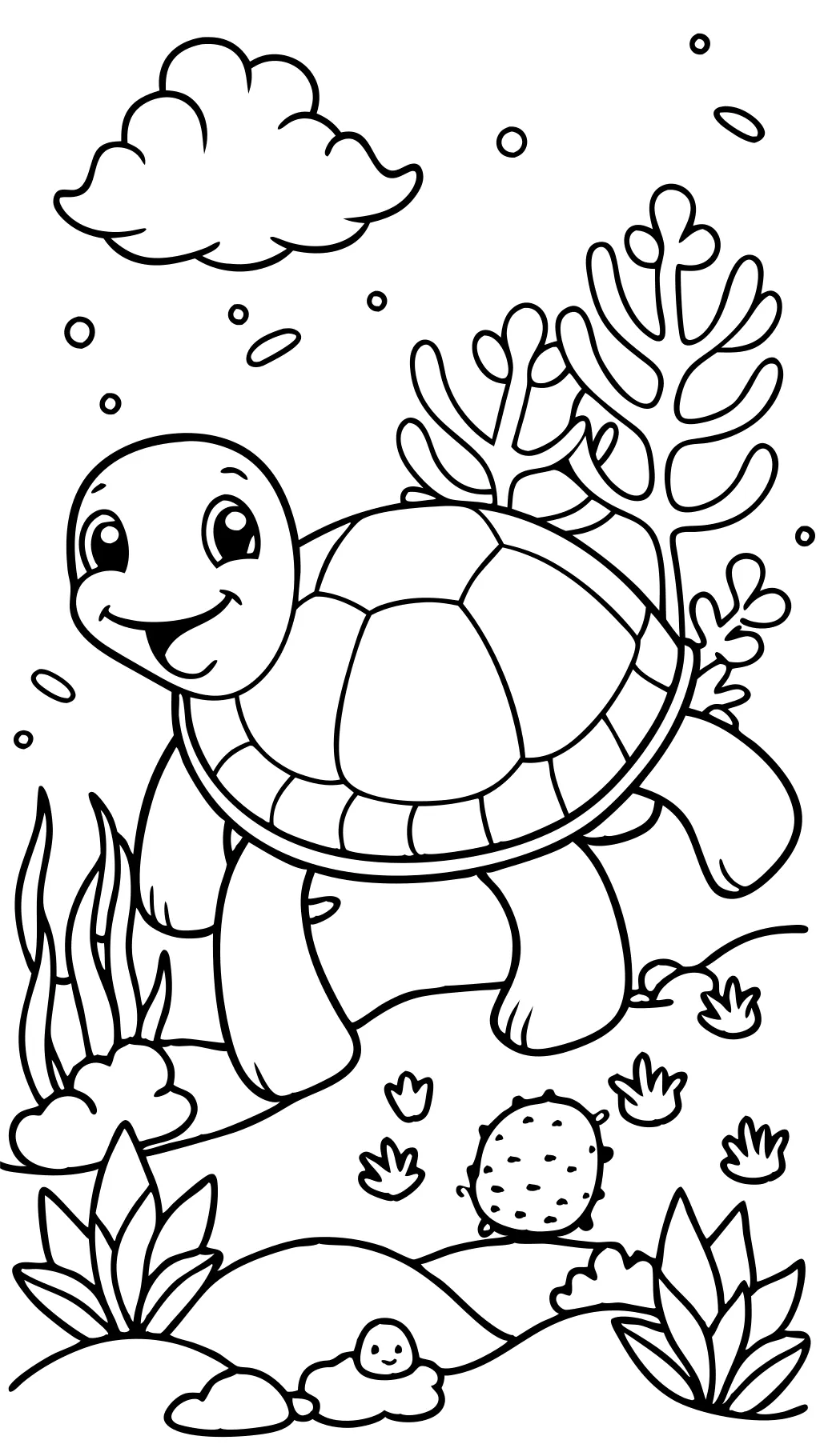 coloriages de tortue imprimables